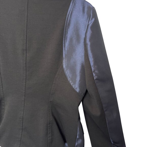 Andy The-Anh women's two-tone single button long sleeve blazer size 8 - Picture 8 of 11